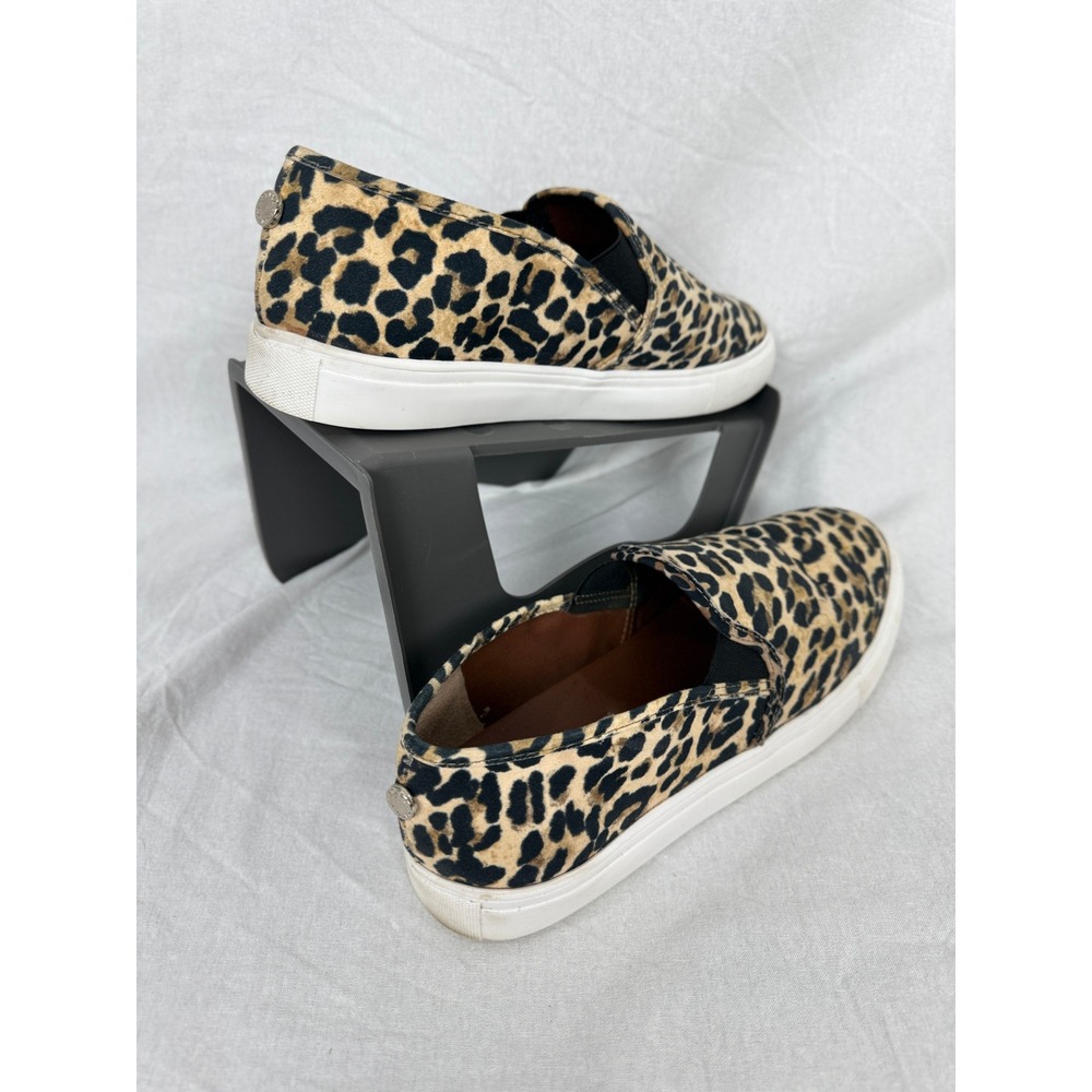 Steve Madden Safary‎ Leopard Print Slip On Sneakers Shoes Size 9M - Picture 7 of 13